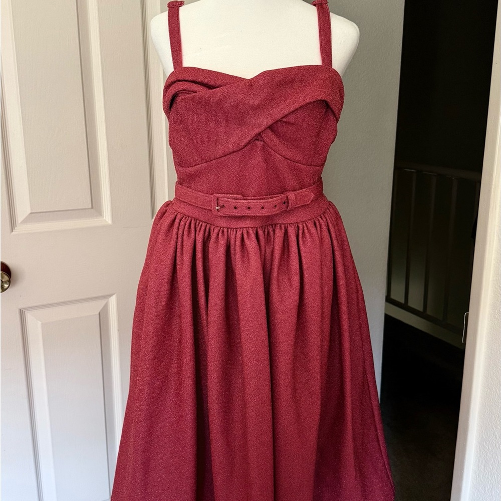 Jawbreaker Lurex Candy Pink dress | Large | NWT | Vixen by Micheline Pitt